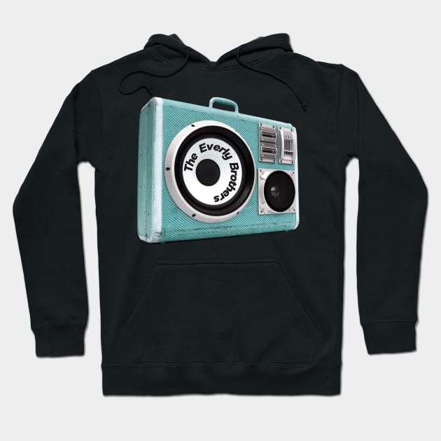 a radio 60s with sticker The Everly Brothers Hoodie by theStickMan_Official